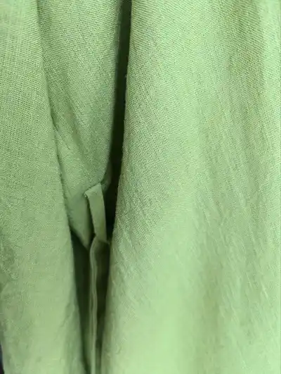 Халат из льна и бамбука