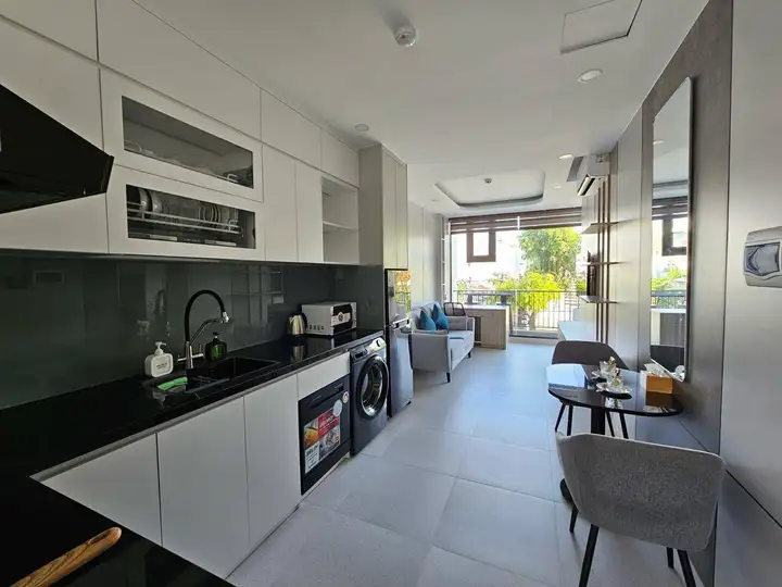 Дизайнерская 1-комнатная квартира 55м²