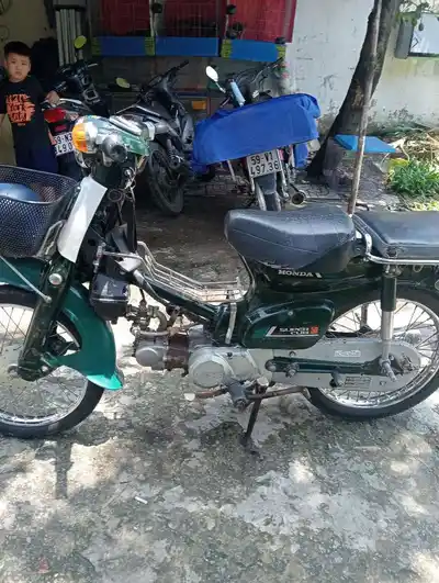 Honda Cub 50, 1986 год, Синий, японский