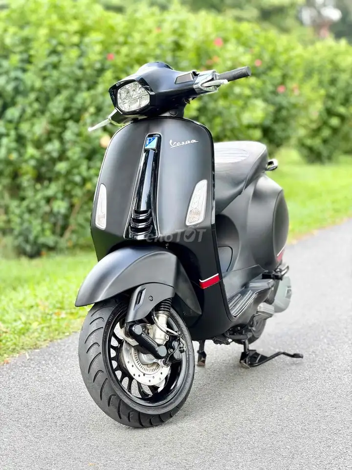 Piaggio Sprint 125cc ABS 2021, черный матовый, тюнинг