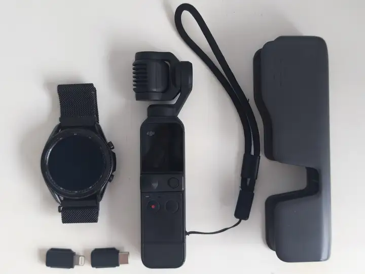 Galaxy Watch 3 и DJI Pocket 2