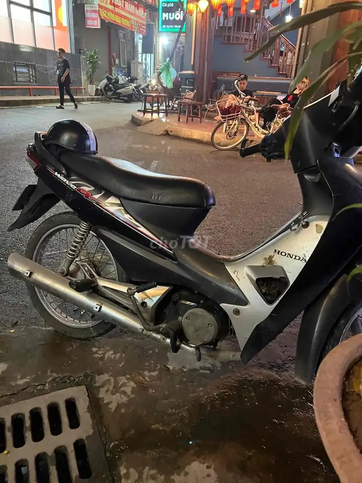 Honda Wave 100 2011 черный-серебристый
