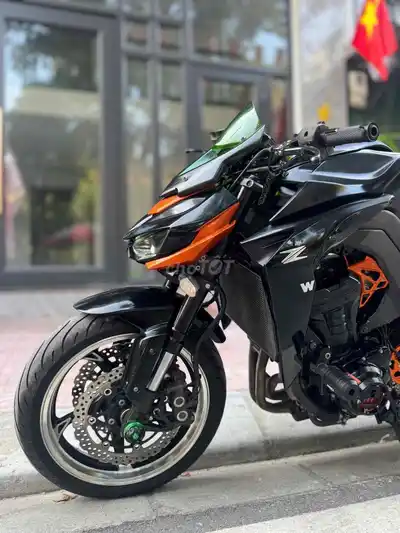 Kawasaki Z1000 2013 черно-оранжевый, Япония