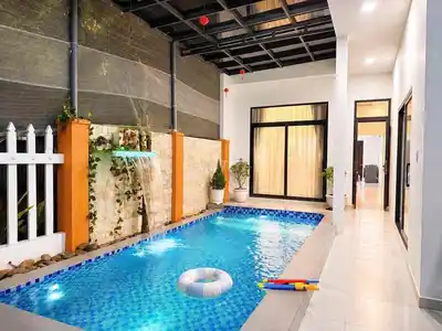 124 ✨ 🏡 CHO THUÊ NHÀ LÔ GÓC CÓ HỒ BƠI & SÂN VƯỜN MỚI 100%