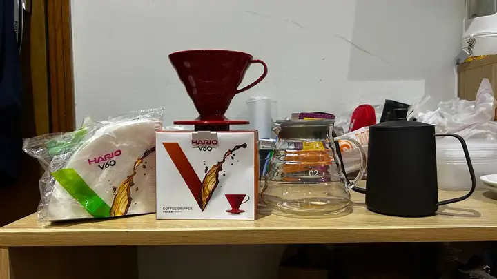 Набор для пуровера Hario V60 02: воронка, сервер, чайник, фильтры