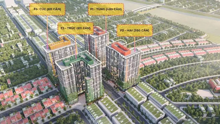 Апартаменты в районе Хоа Суан в FourS Tower от 1.9 млрд