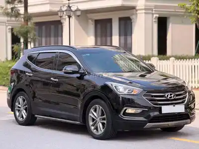 HYUNDAI SANTA FE 2018 4WD FULL бензин черный