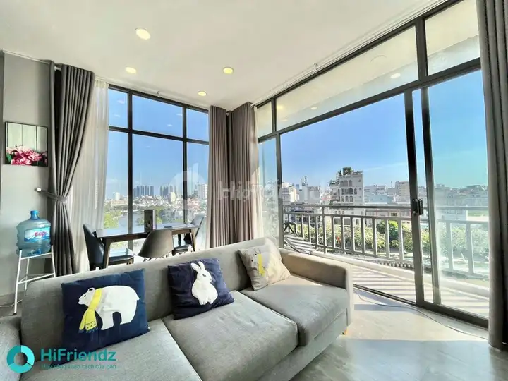 1-комн. апартаменты с балконом, вид на набережную, 65 м², Friendship Tower, Thao Cam Vien