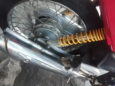 Honda Wave Alpha 2009 красного цвета