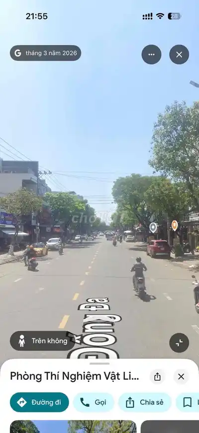 Фасад на улице Донгда, ширина 6.5м, центр города