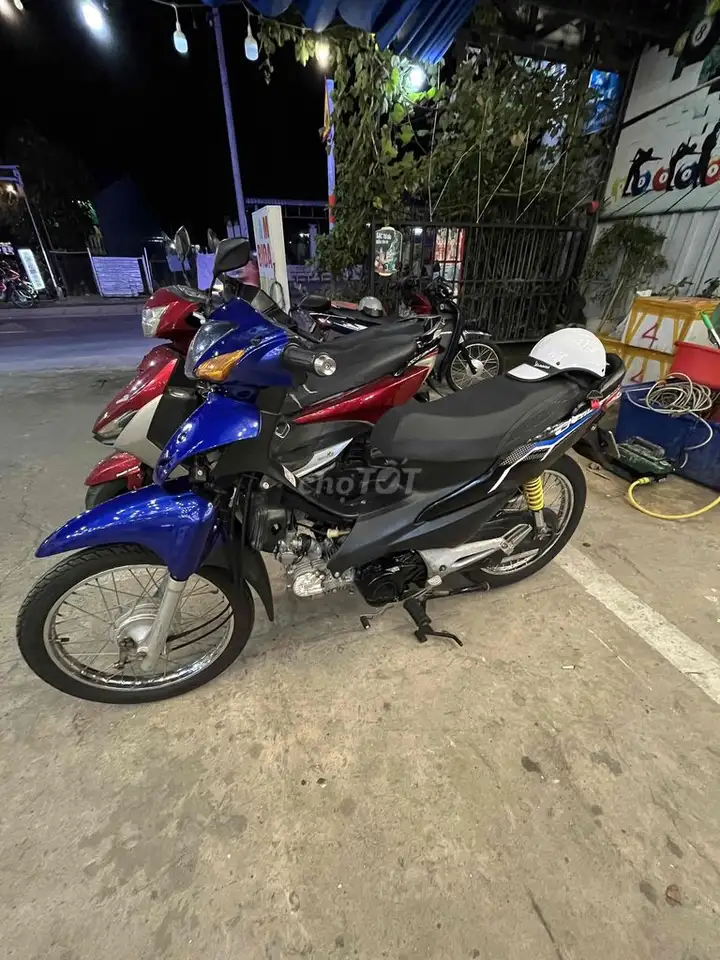 Honda Wave 50cc, черно-синий