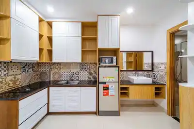 Квартира с 1 спальней и мебелью на улице Trần Bạch Đằng, 9.5 млн