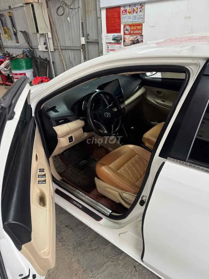 Toyota Vios 2017 механика белый 106 669 км
