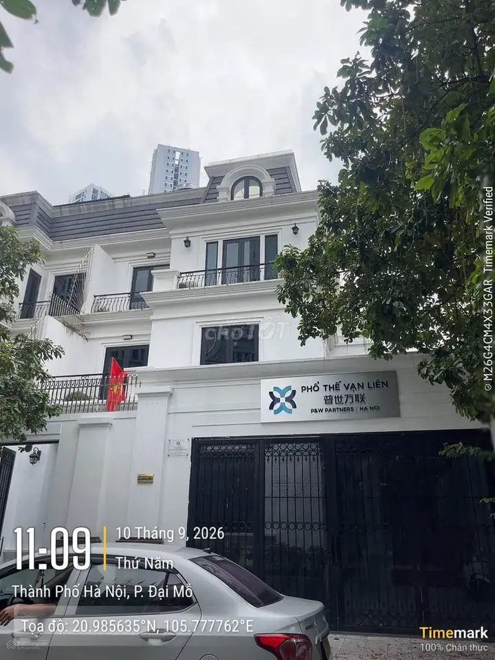 Cho thuê BT Roman Plaza Tố Hữu DT 190m2 4 tầng hoàn thiện giá 55 tr/th