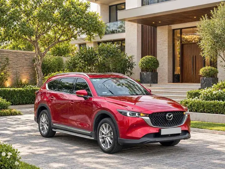 Mazda CX-8 Premium 2024, красный, состояние нового