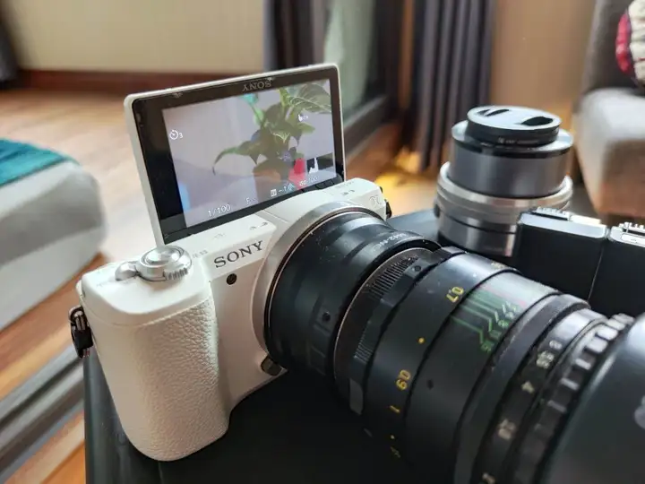 Sony a5100 с портретным объективом 58 мм