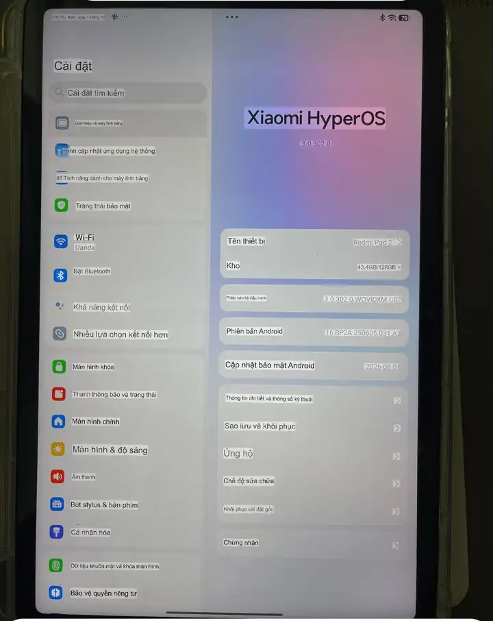 Xiaomi Redmi Pad 2 с чехлом