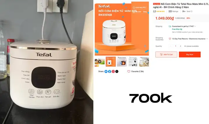 Мультиварка Tefal RK5151 и Латексная подушка LIEN A