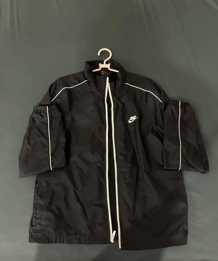 Ветровка Nike, лонгслив Nike, футболка оверсайз, шорты Nike, поло Lacoste