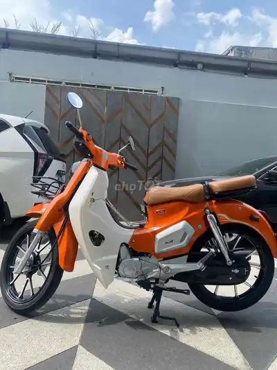 Мопед J-PAN Cub XS 50cc оранжево-белый