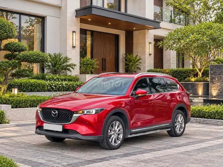 Mazda CX-8 Premium 2024, красный, состояние нового