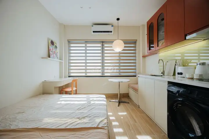 Студия с мебелью, 12 Lương Khánh Thiện, рядом с NEU