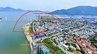 1-комнатная квартира в Peninsula Song Han, высокий этаж, вид на бухту Дананга