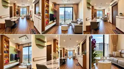 Угловая квартира 2+1 в The Beverly, постоянный вид, премиальная мебель