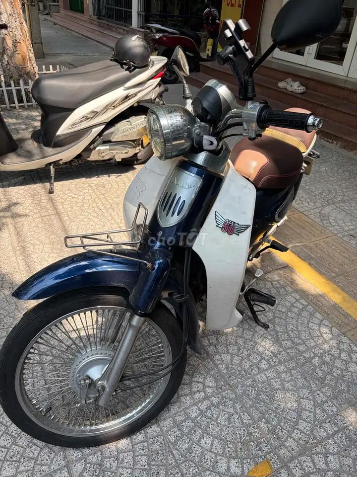Honda Cub 50cc Бело-синий 9584 км