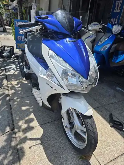 Honda Air Blade 2012 бело-синий
