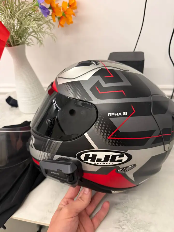Шлем HJC Arpha 11 с гарнитурой Cardo