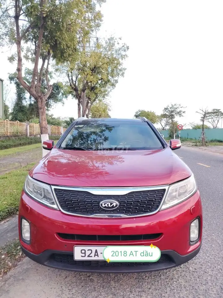 Kia Sorento 2018, полная комплектация, дизель, автомат, красный, 7 мест