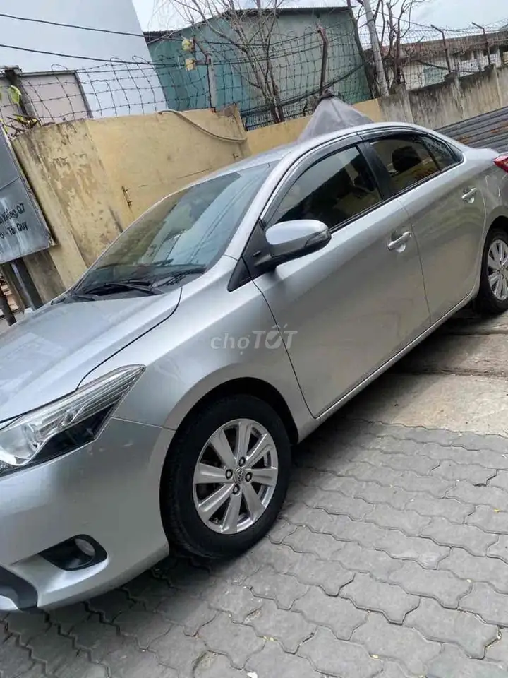 Toyota Vios G 2017, серебристый, 132 333 км