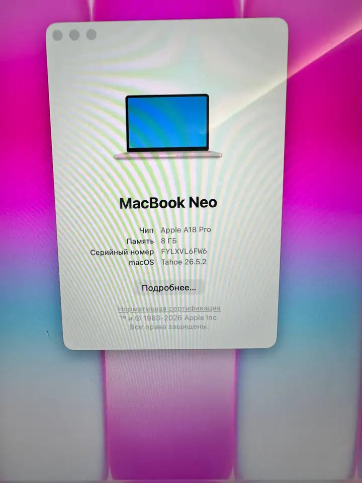 MacBook Neo + Apple Magic Mouse