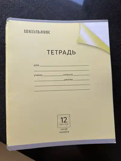Тетради в косую линию