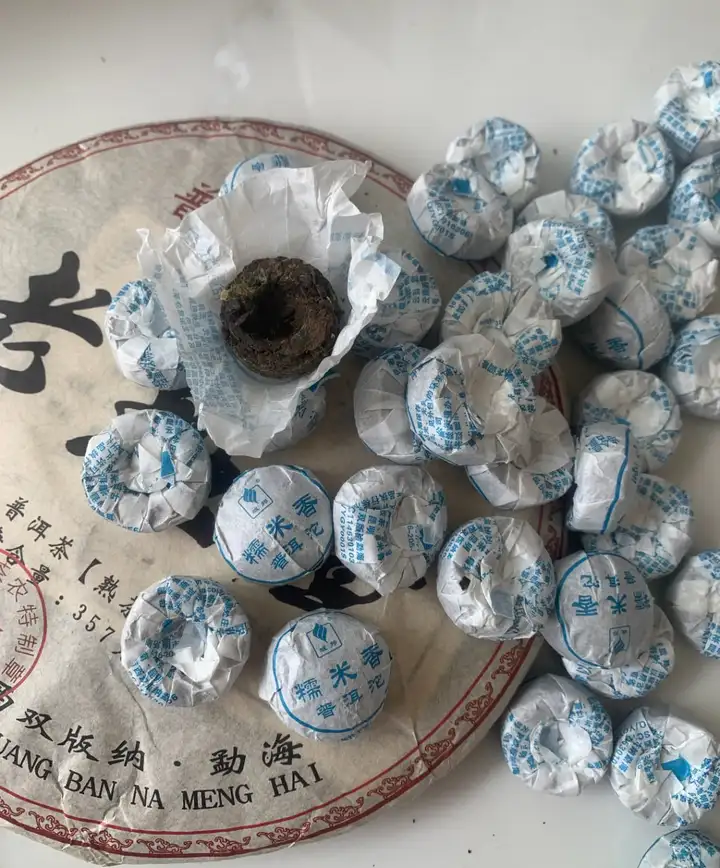 Шу пуэр Номисян с клейким рисом