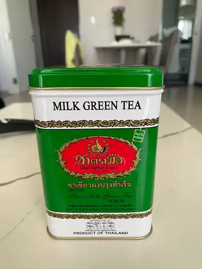 Тайский молочный изумрудный чай