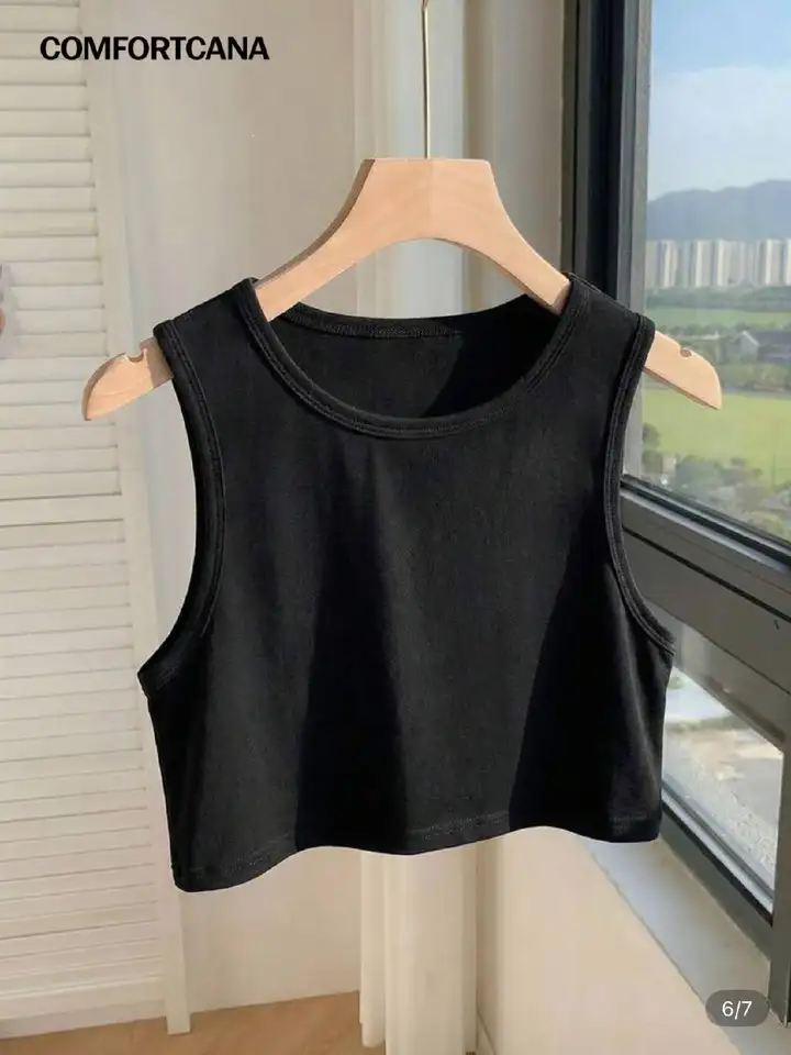 Хлопковая бейсболка и укороченная майка XXS с Shein
