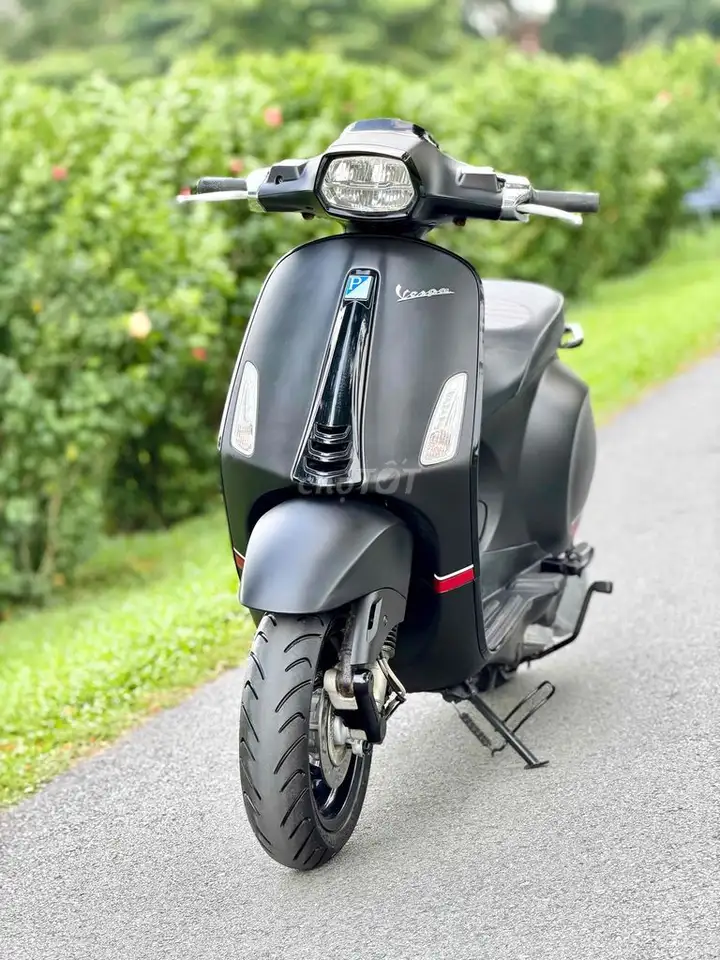 Piaggio Sprint 125cc ABS 2021, черный матовый, тюнинг