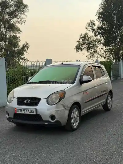 Kia Morning, 5 мест, импорт, серебристый