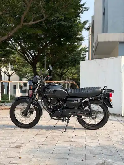 Kawasaki W175 2025 Black Style 10.000 км черный
