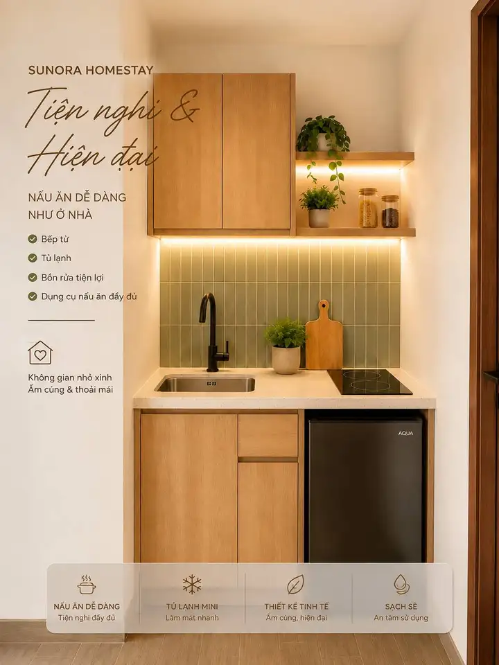 Sunora Homestay апартаменты 40 м² с видом на море