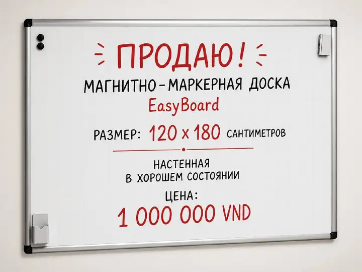 Магнитно-маркерная доска EasyBoard