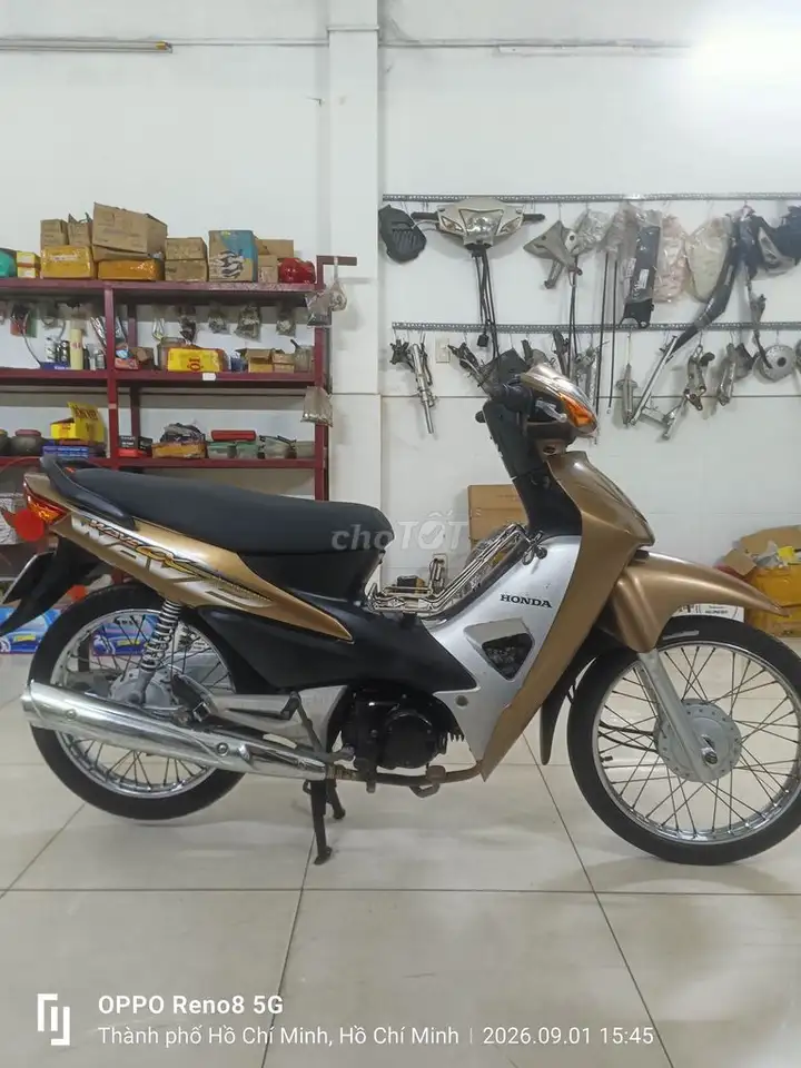 Honda Wave A100 2022 желто-серебристый оригинал