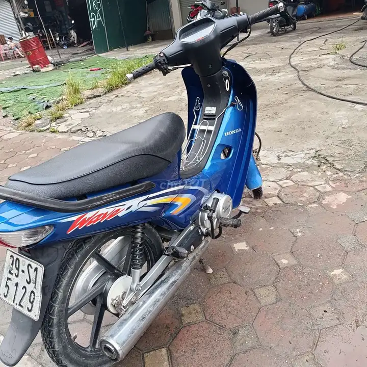 Honda Wave 2002, синяя, механика