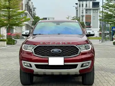 Ford Everest Titanium 1 привод 2021 красный 80 тыс. км