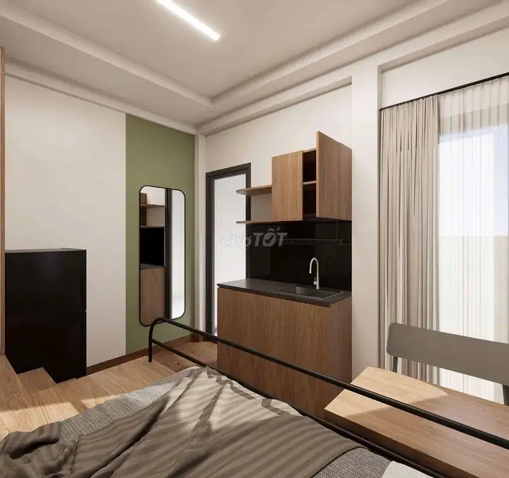 Дом на улице Чыонг Хоанг Тхань, К300, В.12, Тан Бинь, 5х14м, 2 этажа, терраса