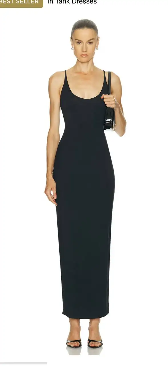 Платье Skims Smooth Layers Skimpy Scoop Neck Dress