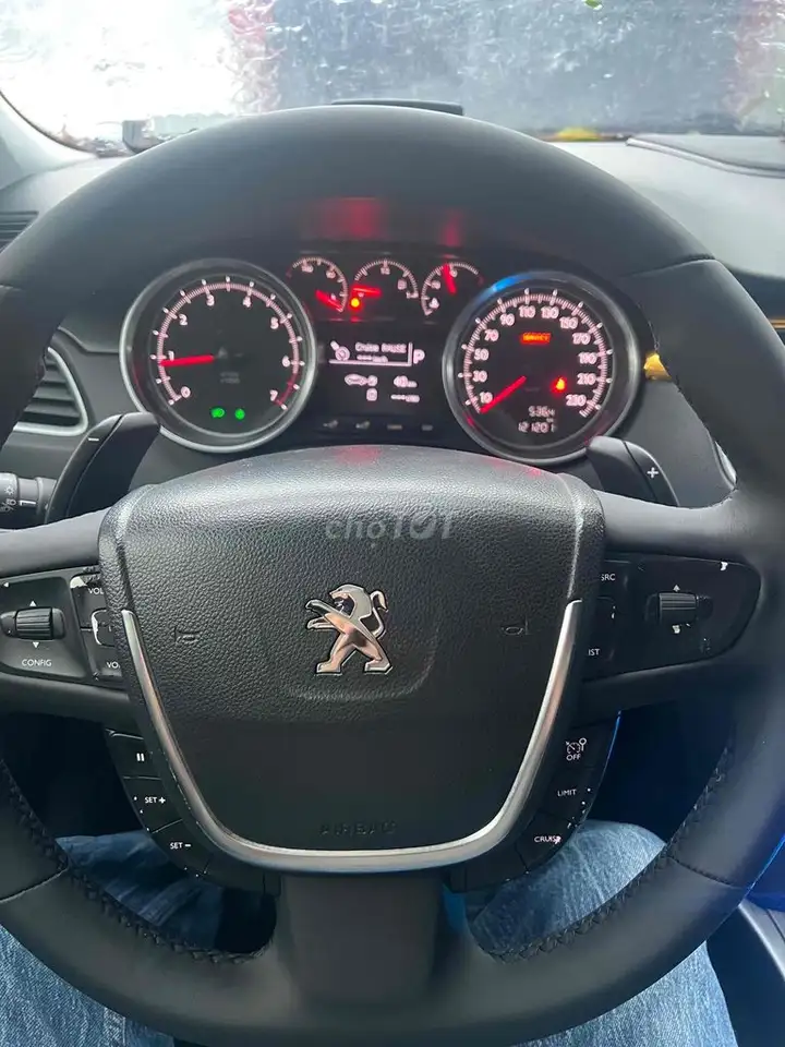 Peugeot 508 1.6 AT 2015 полный комплект, черный, пробег 120 тыс.