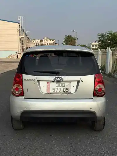 Kia Morning, 5 мест, импорт, серебристый